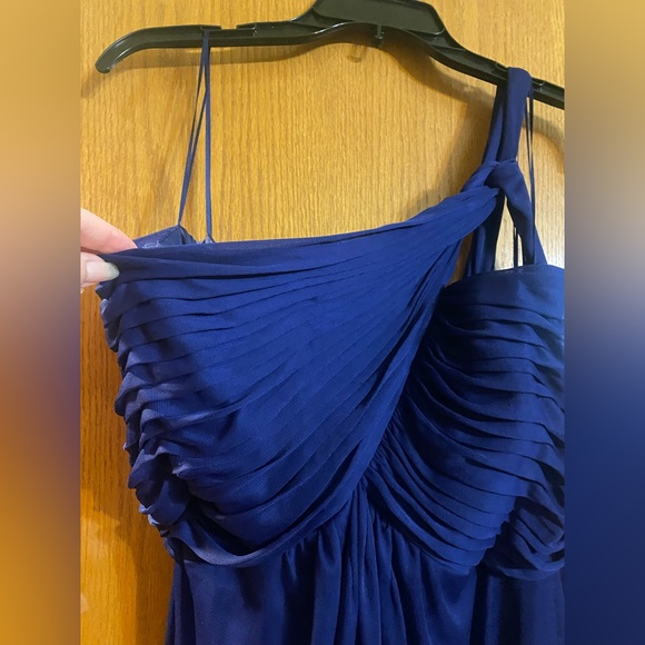 Alex Evenings One Shoulder Pleated Formal Evening Dress Prom Pageant Wedding - Picture 3 of 9